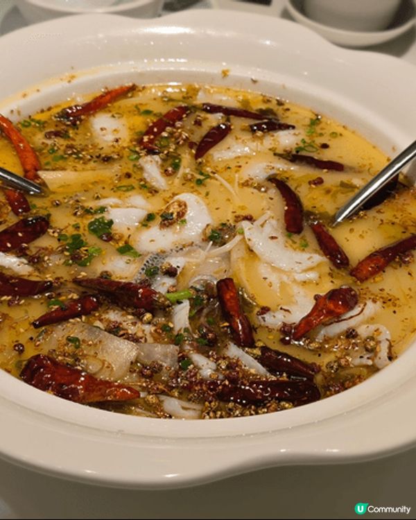 深圳深鐵汇里，有打卡點，又有美食。渝月川菜，酸菜魚好好味，魚...