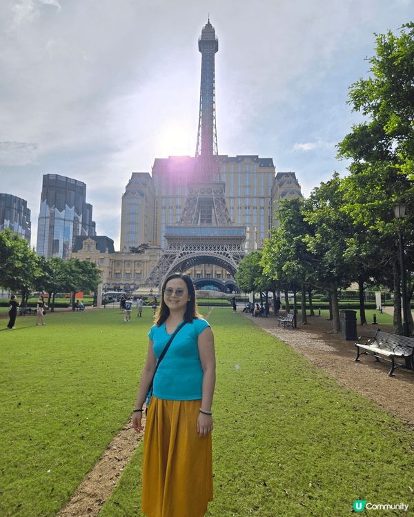 澳門巴黎人酒店外影，十足巴黎名勝的縮影，充滿歐洲色彩！