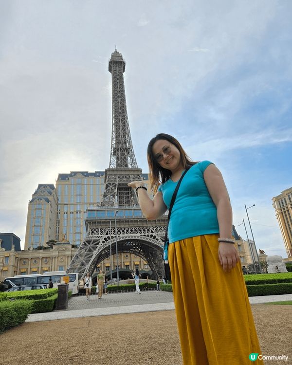 澳門巴黎人酒店外影，十足巴黎名勝的縮影，充滿歐洲色彩！