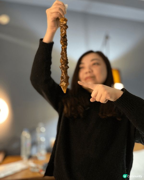 這是我在格魯吉亞買的手信，它的名字叫 Churchkhela...