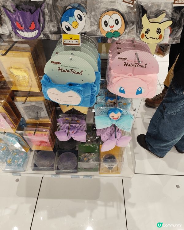 Tokyo Pokémon shop 卡比獸同比卡超同各種類...