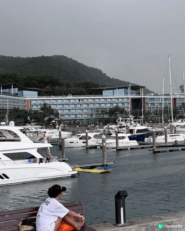 深圳南澳非常適合一家大細玩樂..有遊艇會！夜晚可以燒烤放煙花...