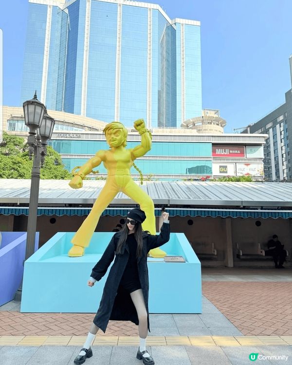 這是九龍公園的漫畫星光大道,這裡2012年就落成了，都是些著...