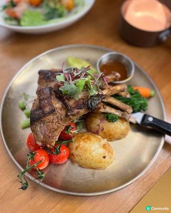 簡約英倫風晚餐體驗 🕯️🐑 羊架同蘇皮湯係亮點🔆