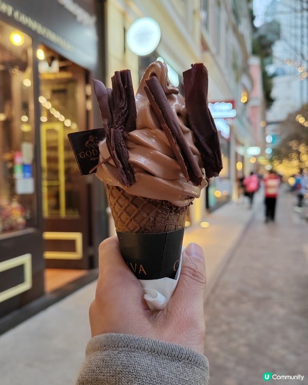 工作後一點甜：超濃郁朱古力雪糕🍦