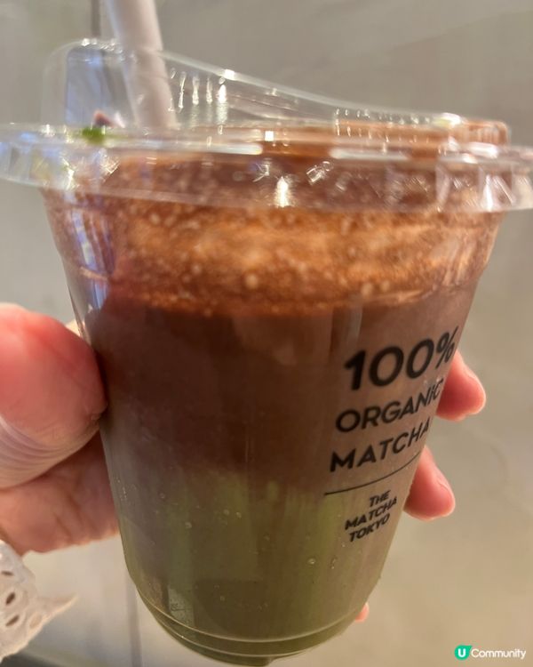 Matcha 🍵 Dark🍫 latte 