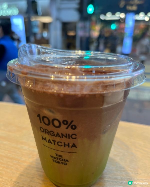 Matcha 🍵 Dark🍫 latte 