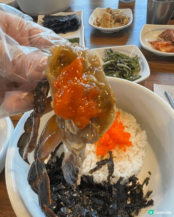 韓國醬油蟹~花蟹世界😍勁正，本身都驚驚地食生冷野，但醬油蟹撈...