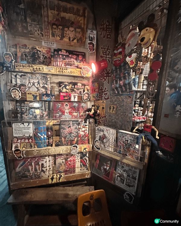 經過Airside見到這個九龍城寨展, 可以近距離咁接觸這些...