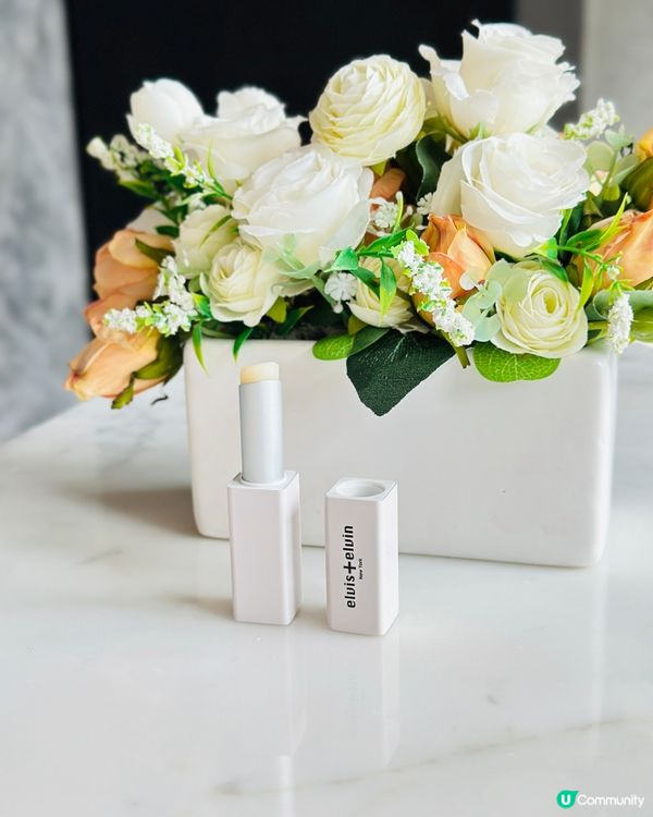 高顏值elvis+elvin 山茶花保濕潤唇膏