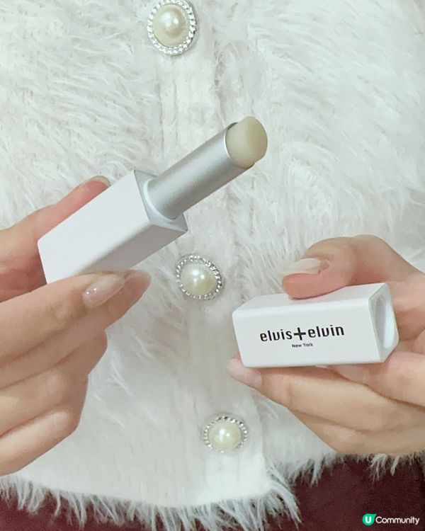 高顏值elvis+elvin 山茶花保濕潤唇膏