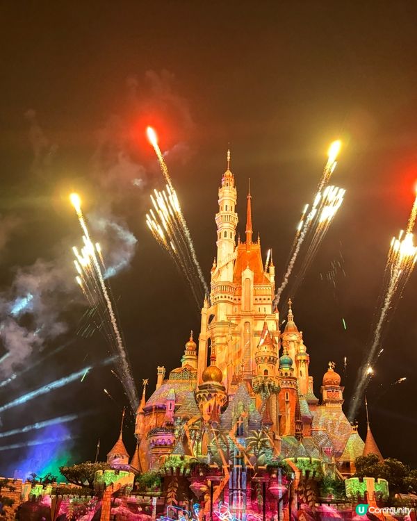 去迷離莊園食嘢🥰 最緊要係有得喺VIP 位睇煙花🎆😍