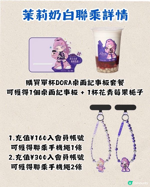 深圳茶飲聯乘3月合集🧋韓國人氣小花Wiggle Wiggle聯乘系列 / 霸王茶姬牛油果色周邊😍即睇發售日期