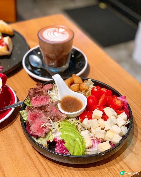 灣仔隱世小巷 Brunch Cafe❤️‍🔥必食燒牛肉薯仔沙律