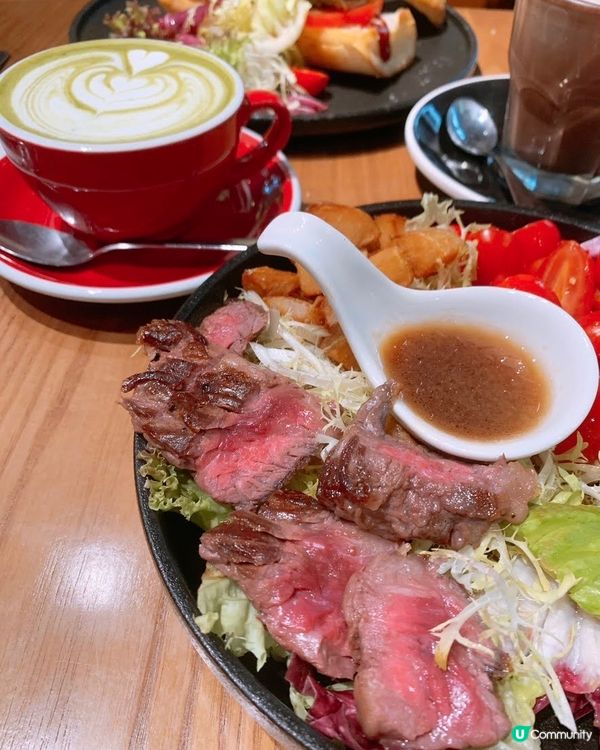 灣仔隱世小巷 Brunch Cafe❤️‍🔥必食燒牛肉薯仔沙律