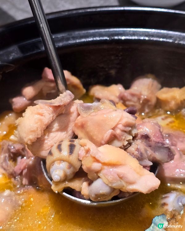 鮑螺萬侑·鮑魚雞火鍋