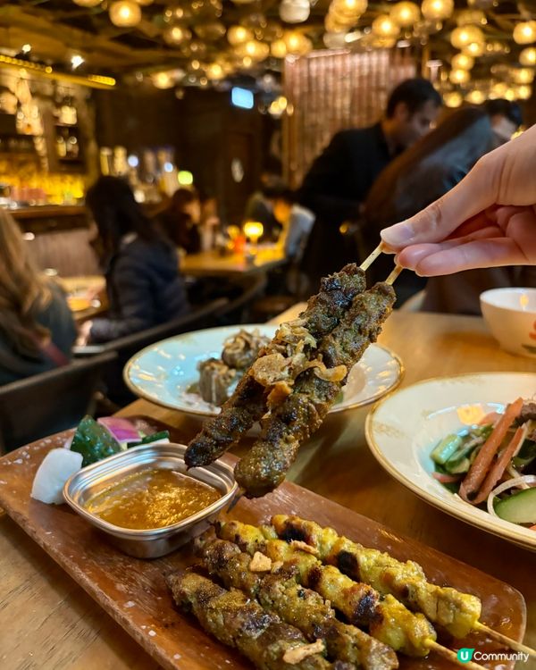 尖沙咀海景東南亞菜🤤  
抵食串燒，牛雞羊任你揀！