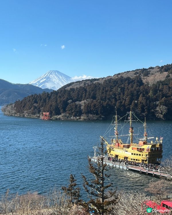 ## 箱根遊船之旅 🛳️  富士山美景盡收眼底 🗻