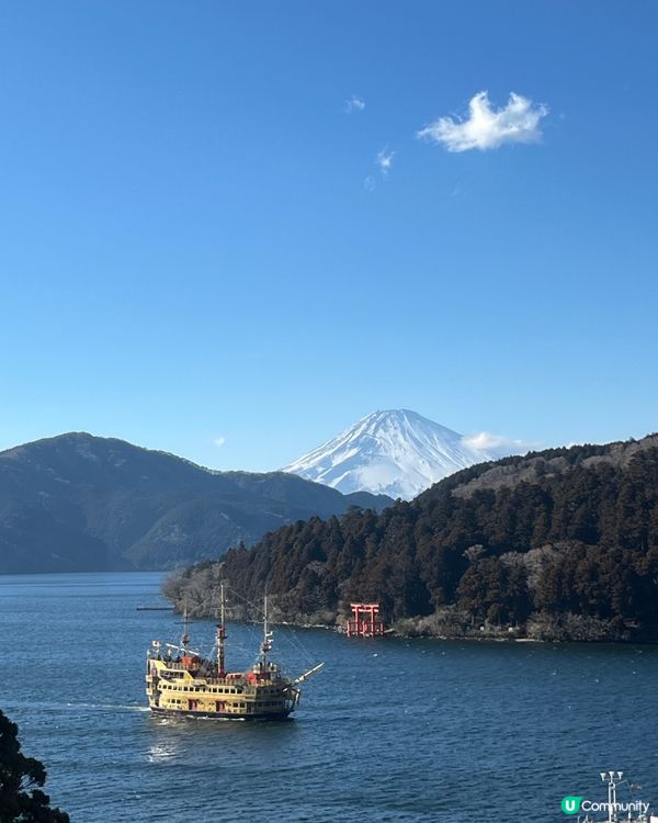 ## 箱根遊船之旅 🛳️  富士山美景盡收眼底 🗻
