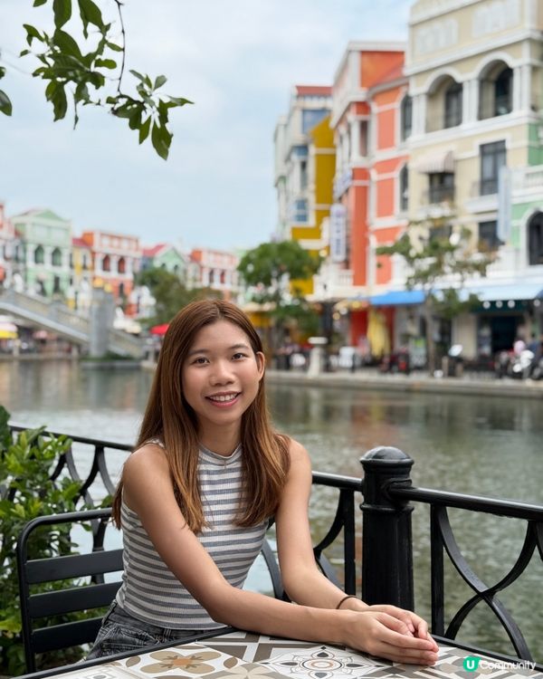 去咗越南富國島嘅著名景點「大世界」遊覽，嗰度有一條好靚嘅河，...