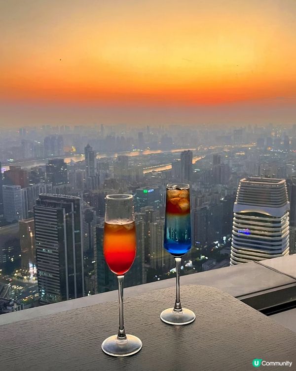 🌆 廣州68樓日落🌇