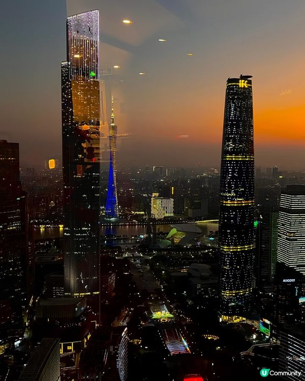 🌆 廣州68樓日落🌇