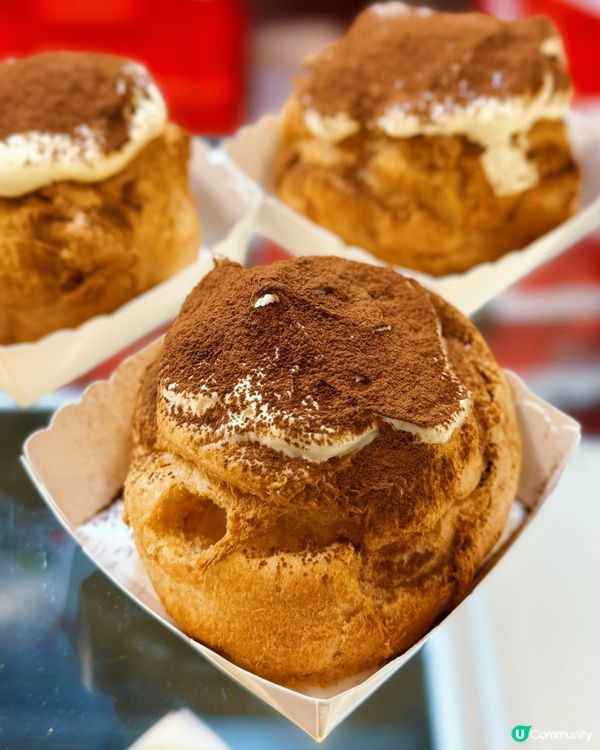 西樹泡芙新口味！芋泥奶蓋泡芙🤤