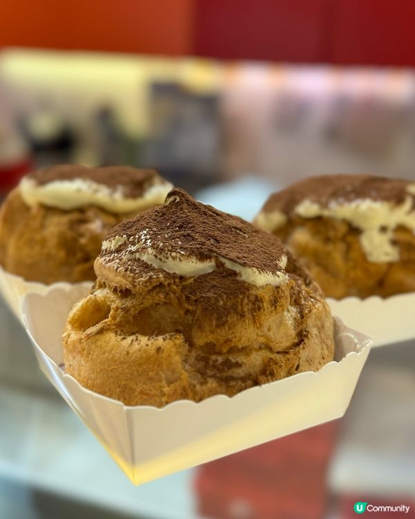 西樹泡芙新口味！芋泥奶蓋泡芙🤤