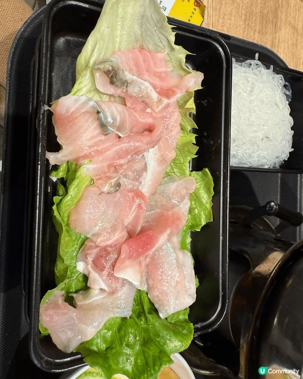 譚仔火鍋🍲泡椒5小辣湯底，跟脆魚院，蔬菜🥬籃，魚腐、減肥麵，...