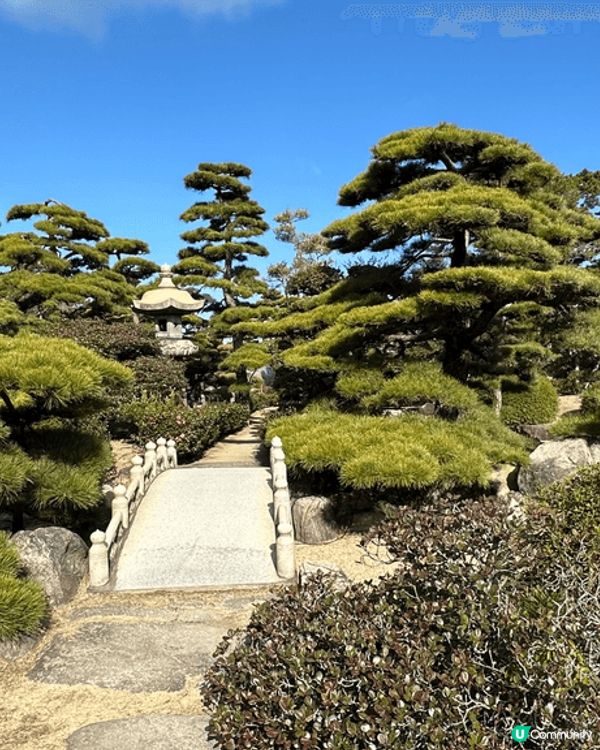這個是這個是高松的玉藻公園，而高松城亦在這公園內，這個公園都...