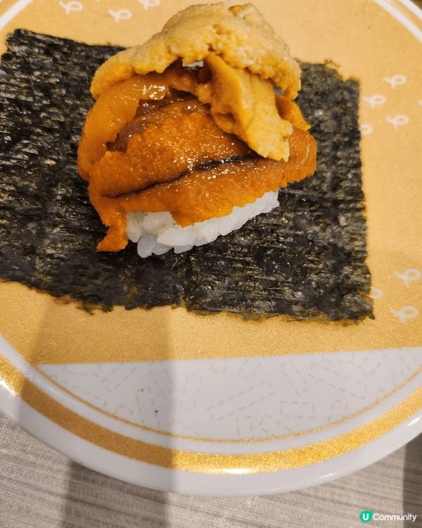 我推的Hama Sushi 限定海膽壽司，好味、份量多、cp...