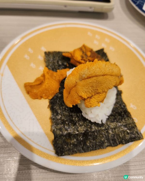 我推的Hama Sushi 限定海膽壽司，好味、份量多、cp...