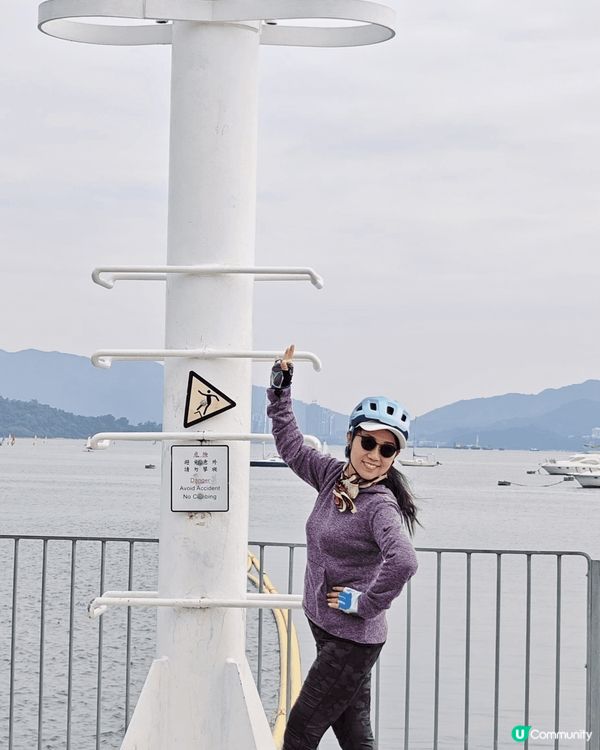 第一張是2025年初二去欣澳行山打卡。第二張是去 大尾篤 踩...