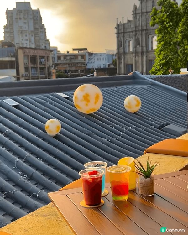 澳門好浪漫！！看橘子日落的最佳位置！ 追到一場橘子味的日落黃...