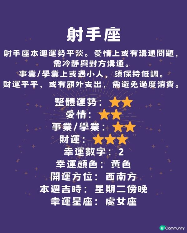 本週12星座運勢(17/3-23/3)🌟