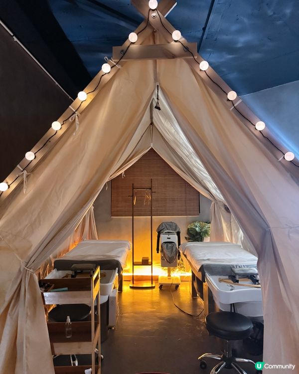 福田超有feel露營風頭療按摩