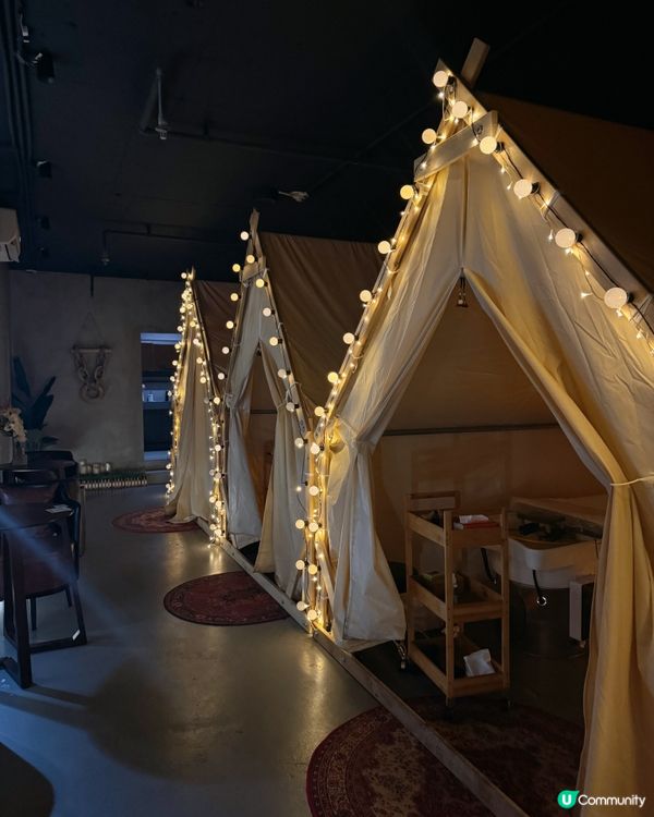 福田超有feel露營風頭療按摩