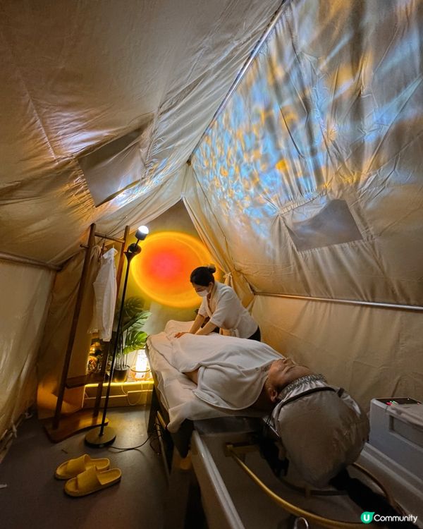 福田超有feel露營風頭療按摩