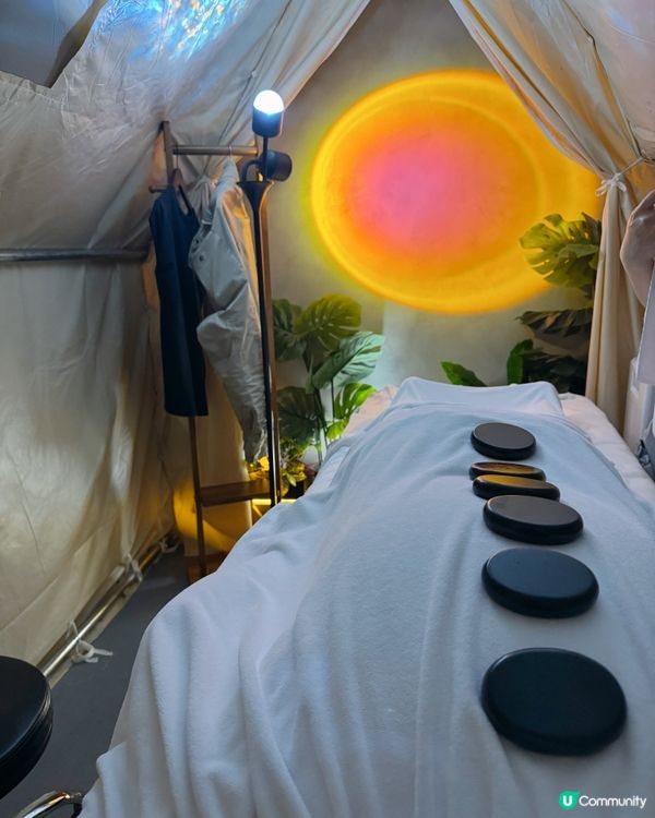 福田超有feel露營風頭療按摩