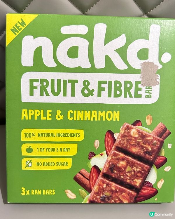 Naked 蘋果玉桂味朱古力棒