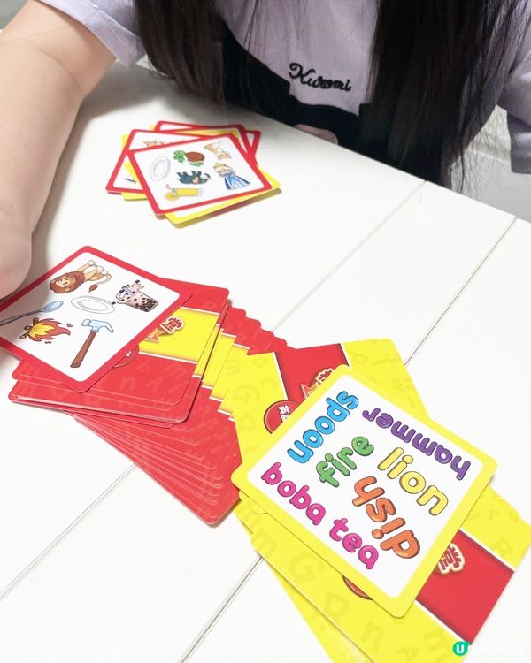 蘋果芒果考完試，玩字卡學嘢啦！🥳