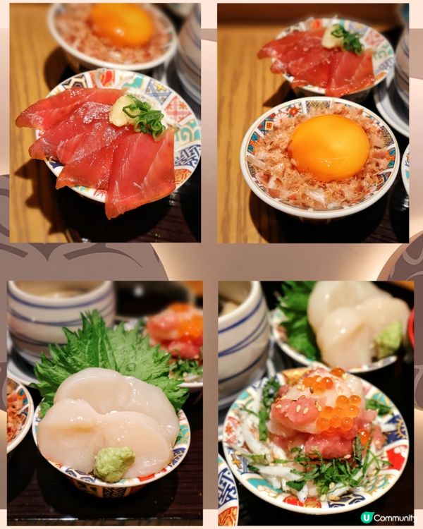 🌸春季限定🌸春之四色刺身定食🌸豚丼のぶたはげ BUTA