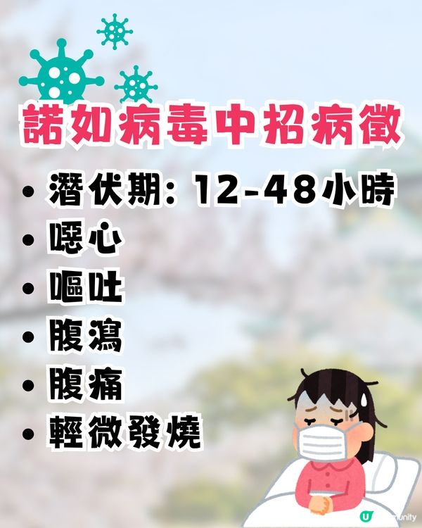 日本諾如病毒5大高危食物🦪1食物濃縮99倍病毒⁉️附日本睇醫生實用詞語🤧