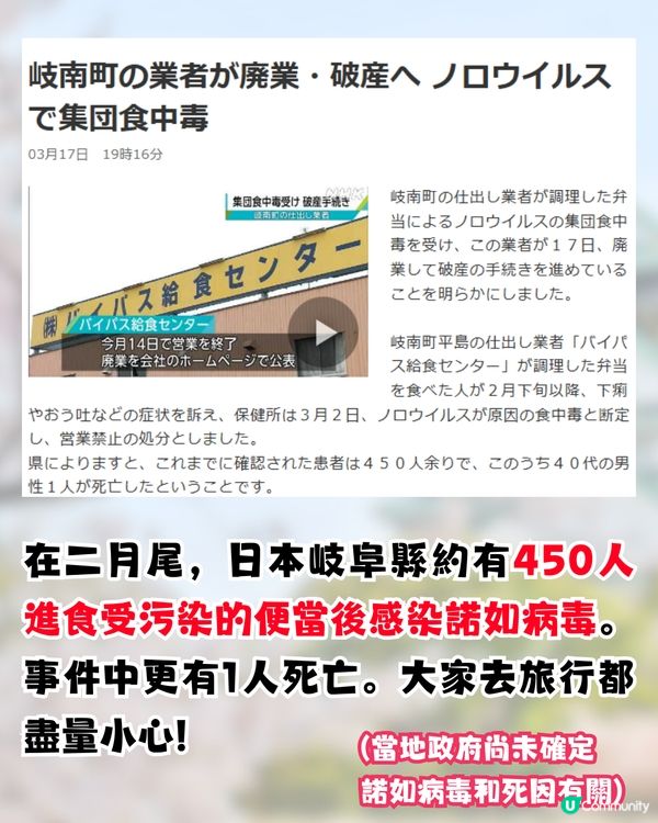 日本諾如病毒5大高危食物🦪1食物濃縮99倍病毒⁉️附日本睇醫生實用詞語🤧