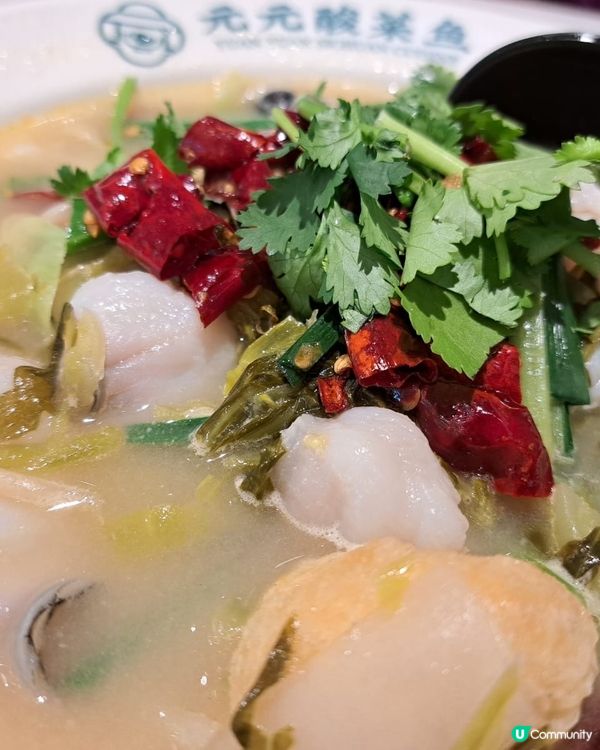 酸菜魚配咕嚕肉做午餐