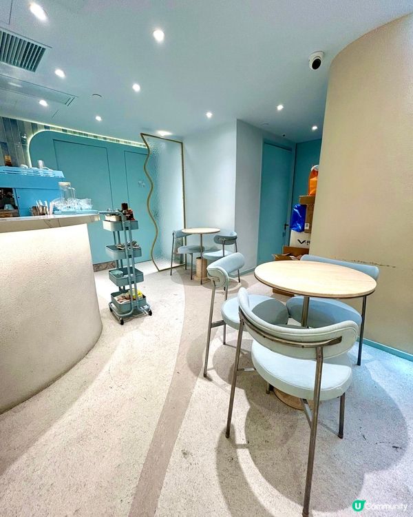 [灣仔新發現] 朝啡夕酒🩵藍白風小清新Cafe