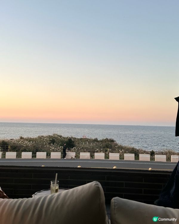 濟州睇日落最佳cafe‼️