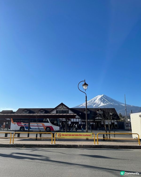 ## 東京河口湖站打卡📸  富士山美景🏔️