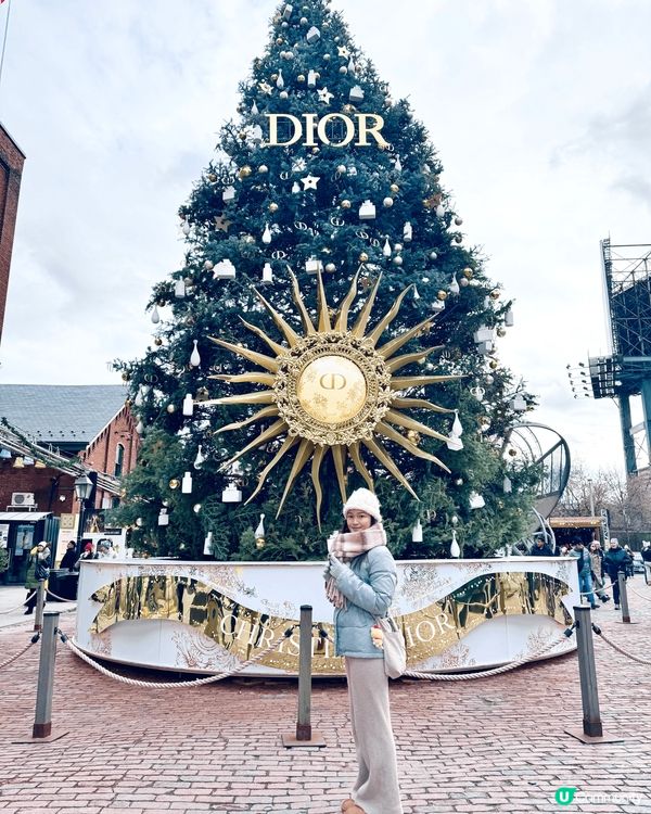 多倫多聖誕市集dior聖誕樹🎄