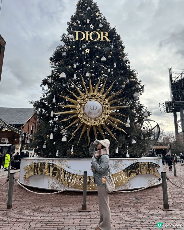 多倫多聖誕市集dior聖誕樹🎄